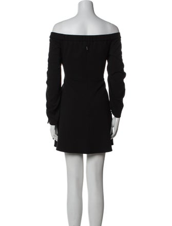Tibi Off-The-Shoulder Mini Dress