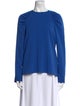 Tibi Crew Neck Long Sleeve Sweatshirt