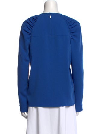 Tibi Crew Neck Long Sleeve Sweatshirt