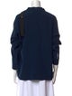Tibi Silk Mock Neck Sweatshirt
