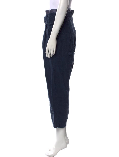Tibi Linen Straight Leg Pants