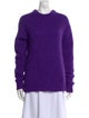 Tibi Alpaca Crew Neck Sweater