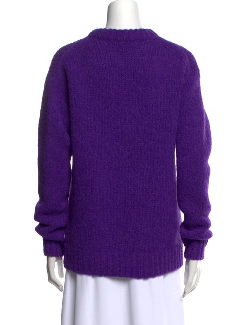 Tibi Alpaca Crew Neck Sweater
