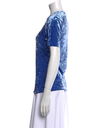 Tibi Tie-Dye Print Crew Neck T-Shirt