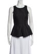 Tibi Scoop Neck Sleeveless Top