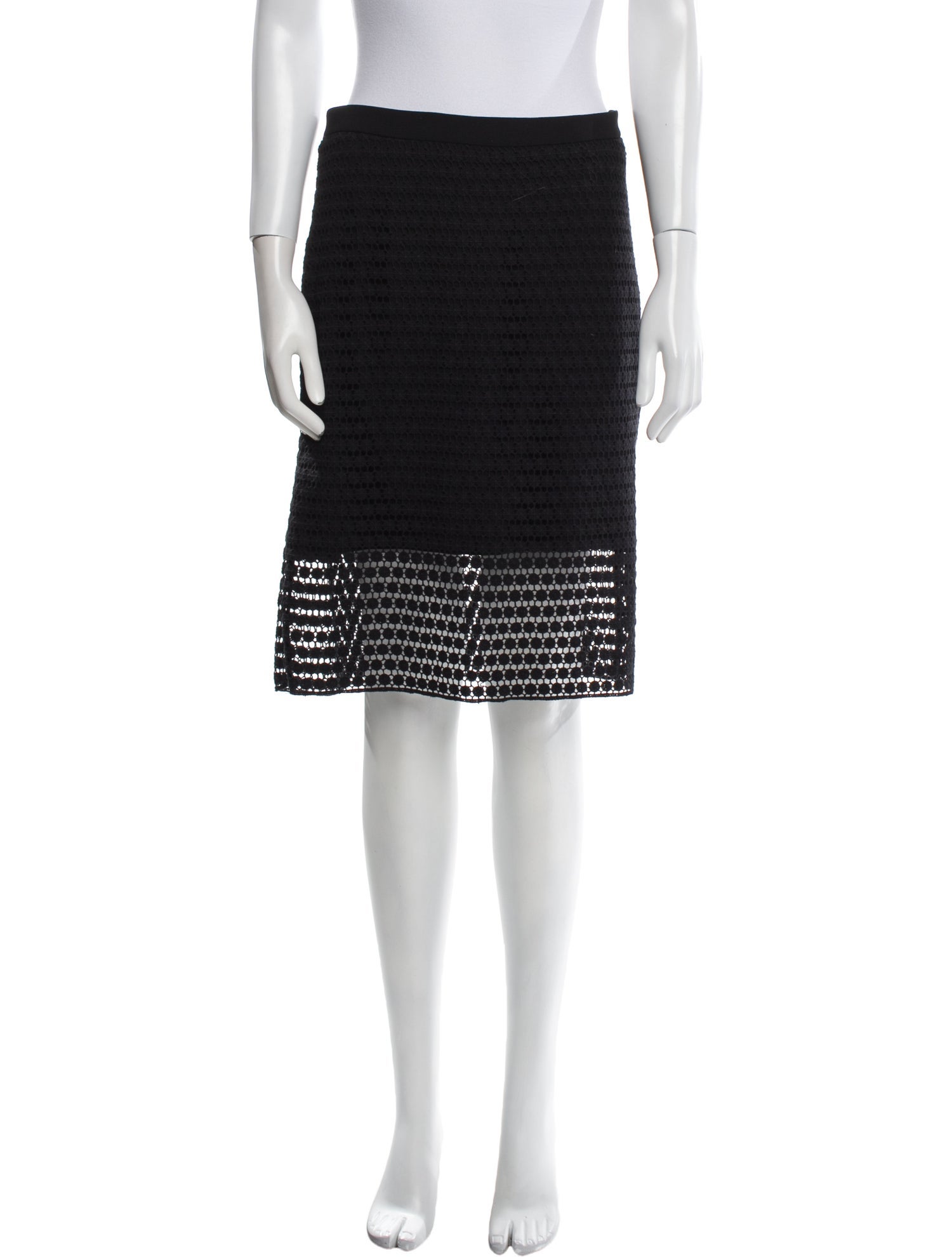 Tibi Printed Knee-Length Skirt