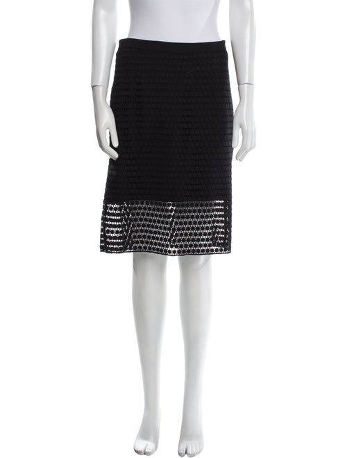 Tibi Printed Knee-Length Skirt