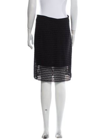 Tibi Printed Knee-Length Skirt