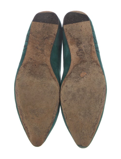 Tibi Suede Printed Flats