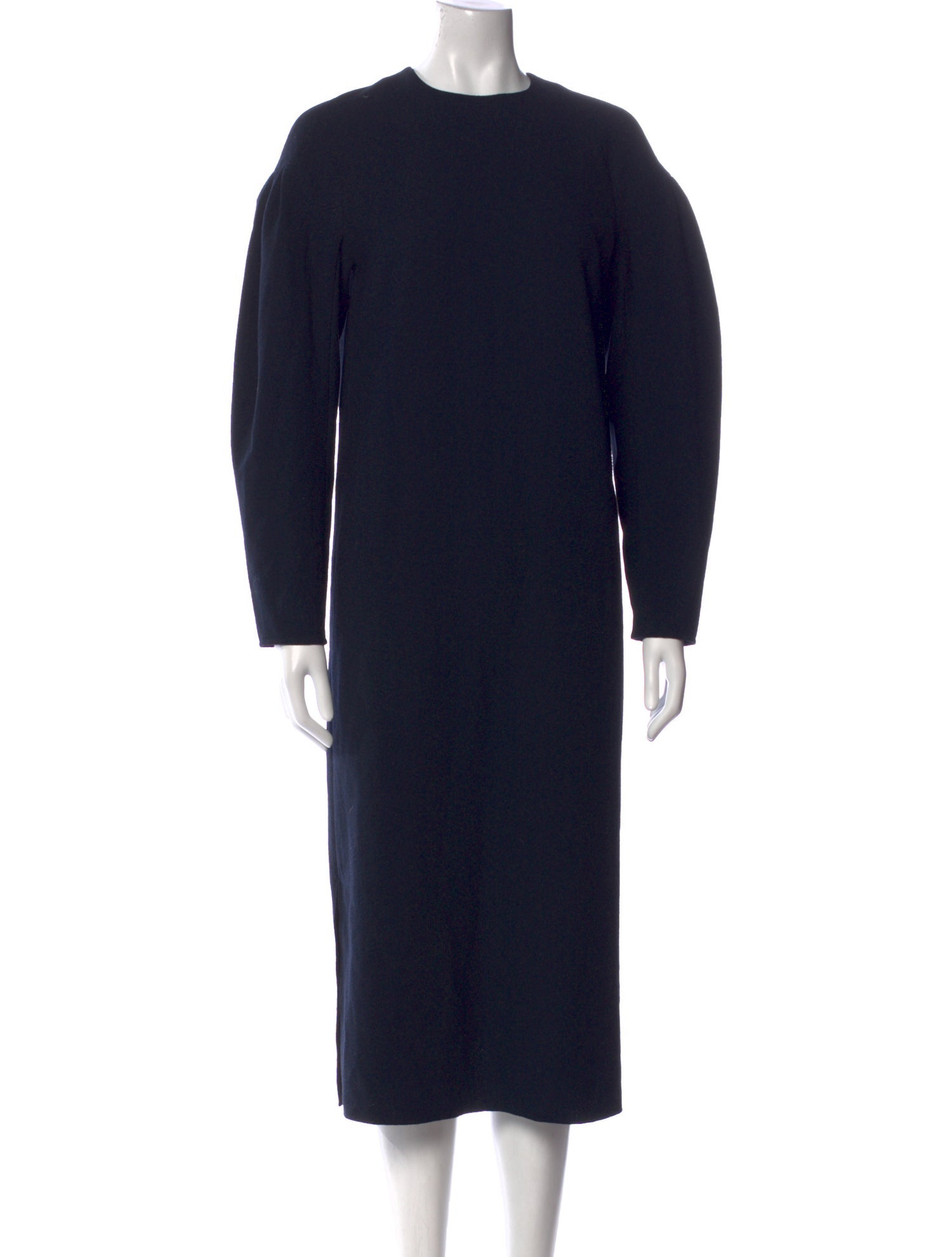 Tibi Crew Neck Midi Length Dress