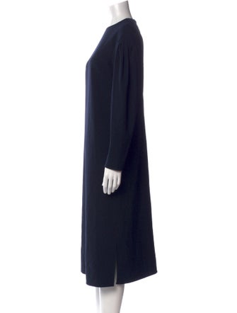 Tibi Crew Neck Midi Length Dress
