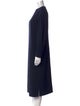 Tibi Crew Neck Midi Length Dress