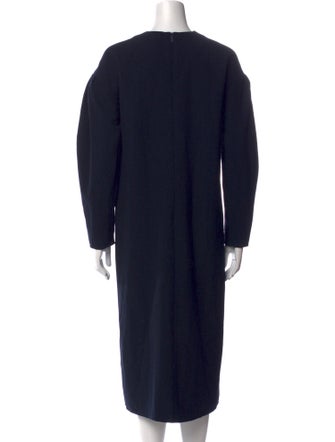 Tibi Crew Neck Midi Length Dress