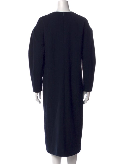 Tibi Crew Neck Midi Length Dress
