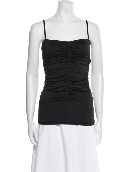 Tibi Square Neckline Sleeveless Top