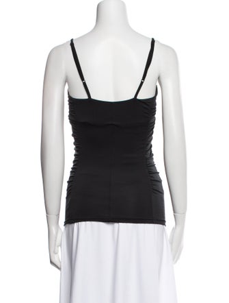 Tibi Square Neckline Sleeveless Top