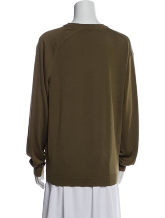 Tibi Wool Crew Neck Sweater