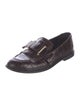 Tibi Embossed Leather Loafers