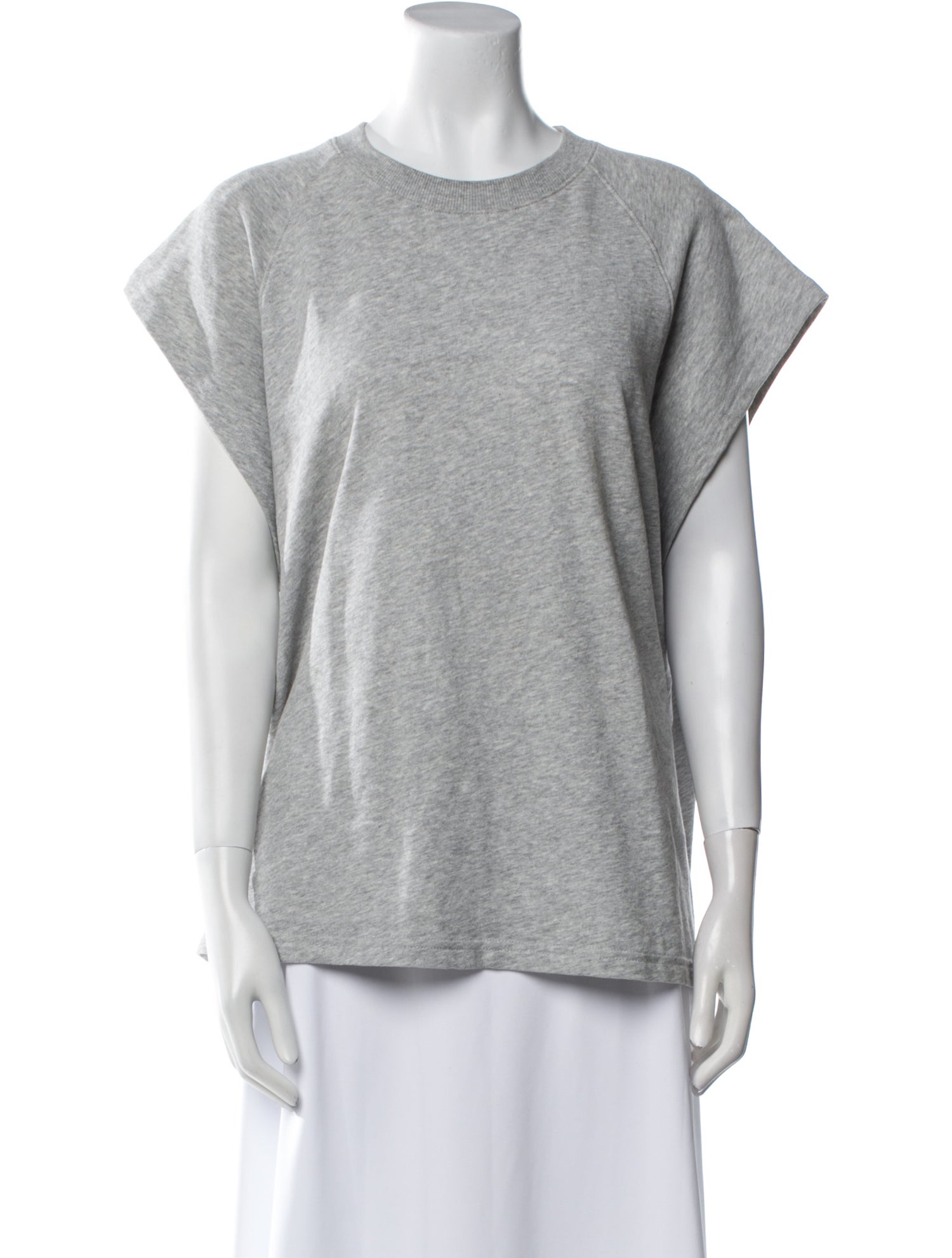 Tibi Crew Neck Short Sleeve T-Shirt