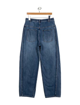 Tibi High-Rise Wide Leg Jeans