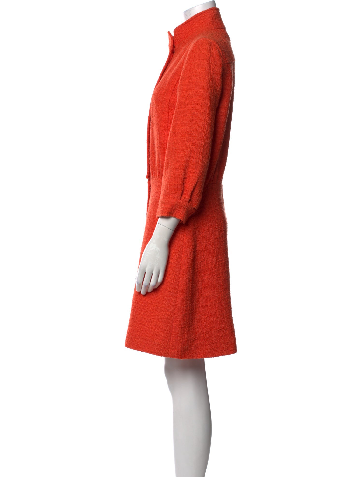 Tibi Mock Neck Mini Dress