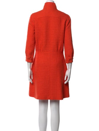 Tibi Mock Neck Mini Dress