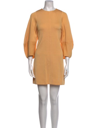 Tibi Crew Neck Mini Dress