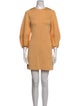 Tibi Crew Neck Mini Dress