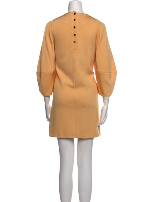 Tibi Crew Neck Mini Dress