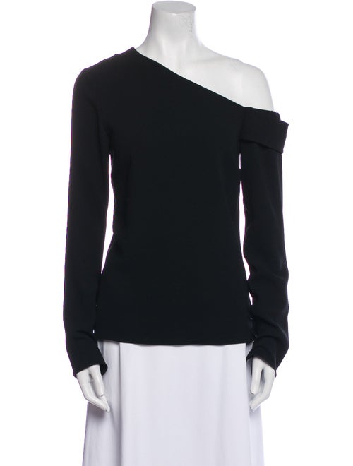 Tibi One-Shoulder Long Sleeve Top