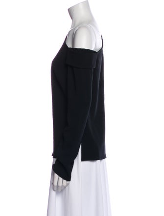 Tibi One-Shoulder Long Sleeve Top