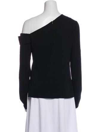 Tibi One-Shoulder Long Sleeve Top