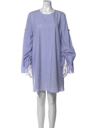 Tibi Striped Mini Dress