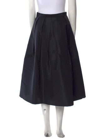 Tibi Silk Midi Length Skirt