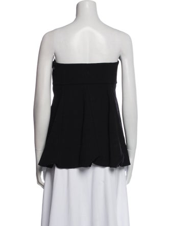 Tibi Wool Strapless Top