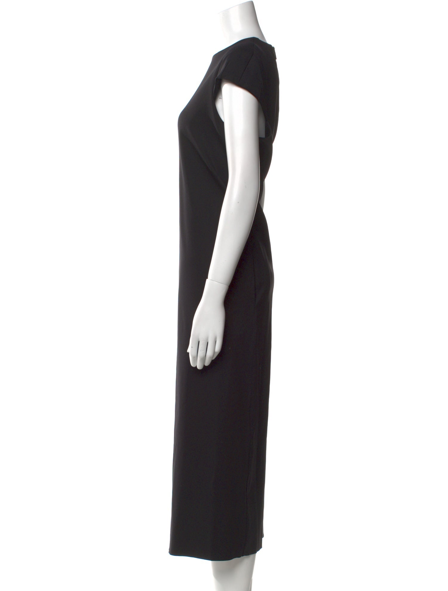 Tibi Crew Neck Long Dress