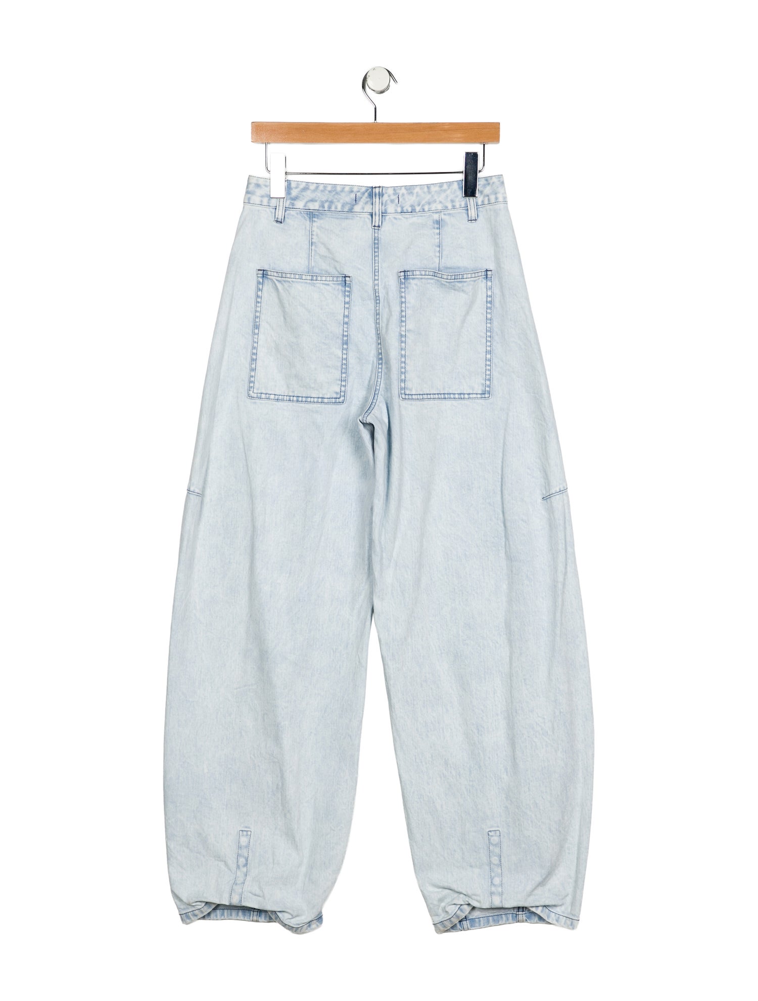 Tibi High-Rise Wide Leg Jeans