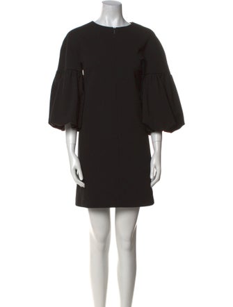 Tibi Crew Neck Mini Dress