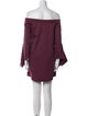 Tibi Off-The-Shoulder Mini Dress