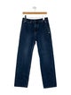 Tibi High-Rise Straight Leg Jeans