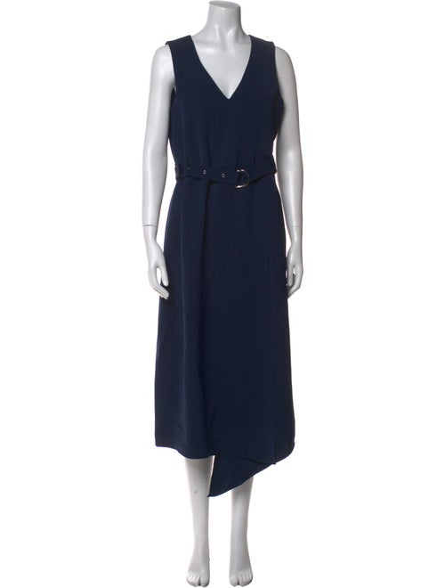 Tibi V-Neck Midi Length Dress