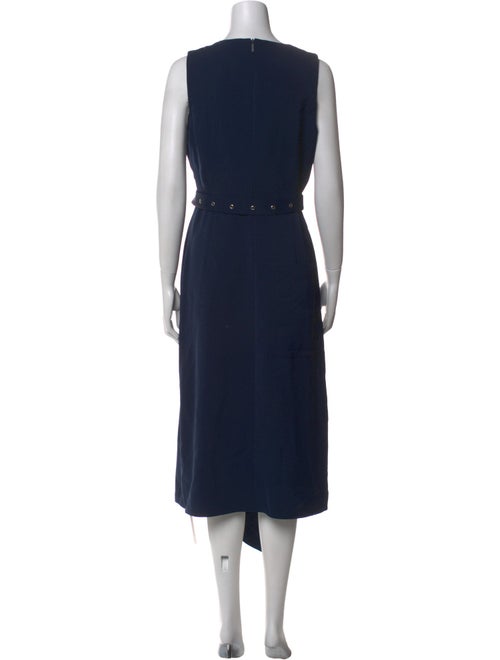 Tibi V-Neck Midi Length Dress