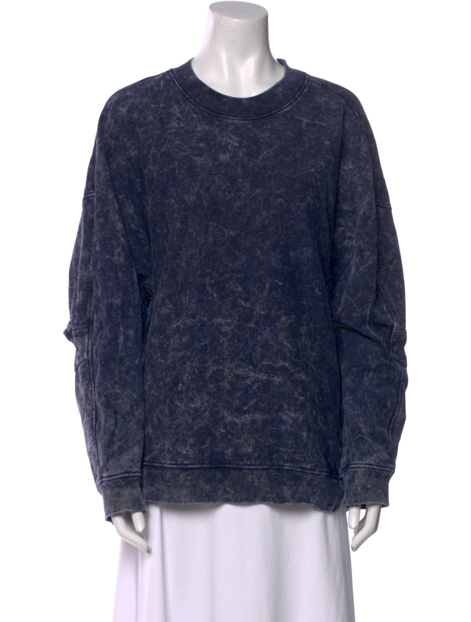Tibi Printed Crew Neck Sweatshirt