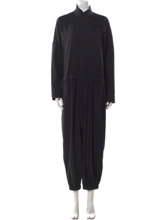 Tibi Mock Neck Jumpsuit
