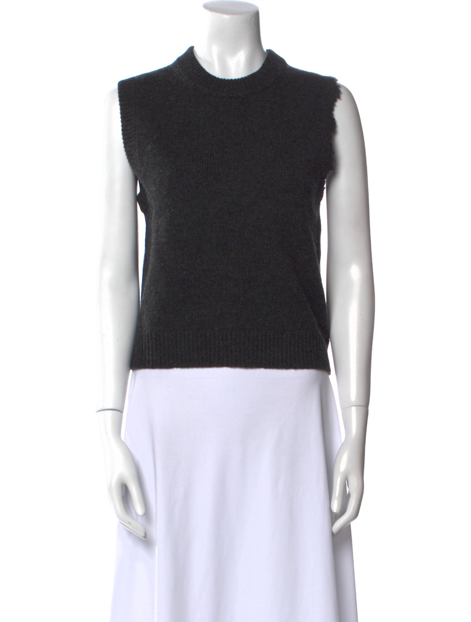 Tibi Lambswool Crew Neck Sweater