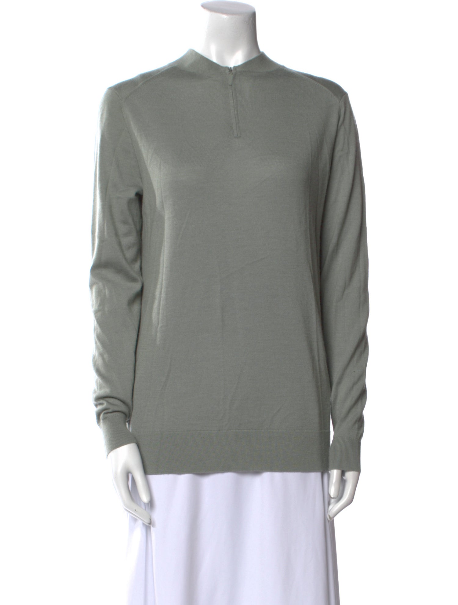 Tibi Wool Crew Neck Sweater