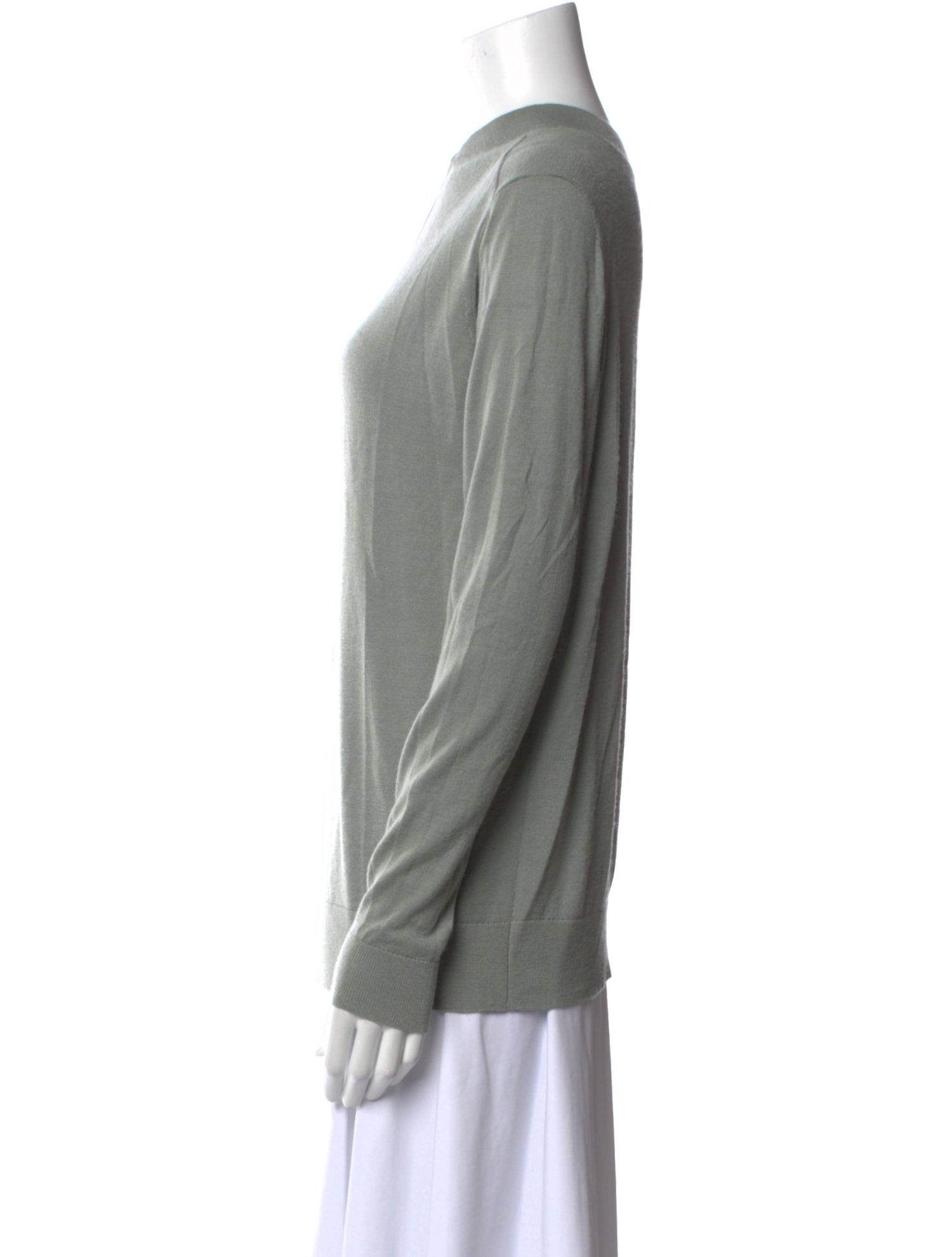 Tibi Wool Crew Neck Sweater