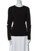 Tibi Crew Neck Long Sleeve Top