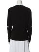 Tibi Crew Neck Long Sleeve Top
