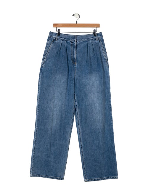 Tibi High-Rise Wide Leg Jeans